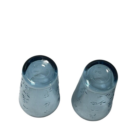 Set of (2) Anchor Hocking SAVANNAH Blue 18 oz Iced Tea Cooler Glasses 5 7/8" - Picture 15 of 16